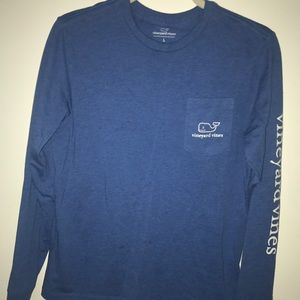 Girls two tone vineyard Vines long sleeve